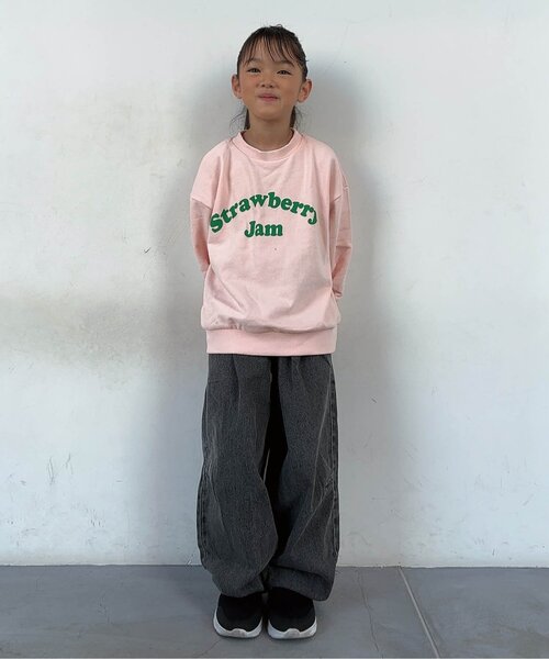 BREEZE（ブリーズ）の「【WEB限定】パステルカラートレーナー_ジュニア対応（スウェット・キッズ・ピンク/キャメル/ライム/ラベンダー/イエロー/ネイビー/ミント/オフホワイト・150/100/90/120/140/110/130）」の11枚目の写真