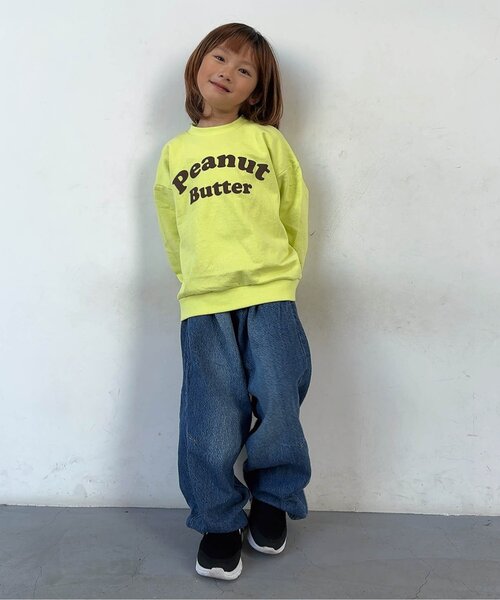 BREEZE（ブリーズ）の「【WEB限定】パステルカラートレーナー_ジュニア対応（スウェット・キッズ・ピンク/キャメル/ライム/ラベンダー/イエロー/ネイビー/ミント/オフホワイト・150/100/90/120/140/110/130）」の13枚目の写真