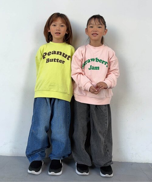 BREEZE（ブリーズ）の「【WEB限定】パステルカラートレーナー_ジュニア対応（スウェット・キッズ・ピンク/キャメル/ライム/ラベンダー/イエロー/ネイビー/ミント/オフホワイト・150/100/90/120/140/110/130）」の15枚目の写真