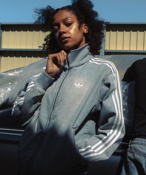 adidas（アディダス）の「adidas DENIM FIREBIRD TRACK TOP ATMOS / アディダス デニム ファイヤー バード トラックトップ アトモス【SP】（デニムジャケット・メンズ・ライトインディゴブルー・XXL/XL/L/M/S/XS/3XL）」の11枚目の写真