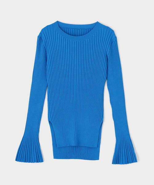 ◇ワイドリブロングスリーブニット（ニット/セーター）｜LE PHIL