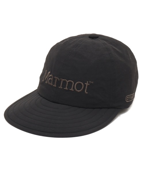 MARMOT(マーモット)の「Marmot x atmos Long Bill Cap / マーモット x アトモス ロング ビル キャップ 【SP】(キャップ・メンズ・ブラック/ベージュ・ONE SIZE)」の2枚目の写真