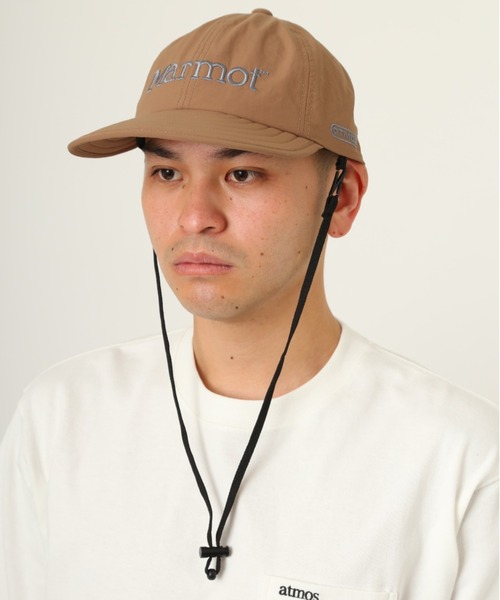 MARMOT(マーモット)の「Marmot x atmos Long Bill Cap / マーモット x アトモス ロング ビル キャップ 【SP】(キャップ・メンズ・ブラック/ベージュ・ONE SIZE)」の17枚目の写真