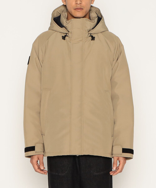 DANTON（ダントン）の「MEN'S ARMY HOODED DOWN  JACKET（ダウンジャケット/コート・メンズ・ダークブラウン/ネイビー/ベージュ/オリーブ/ブラック・L/S/XL/M）」の4枚目の写真