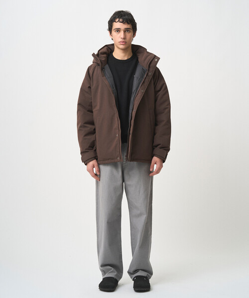 DANTON（ダントン）の「MEN'S ARMY HOODED DOWN  JACKET（ダウンジャケット/コート・メンズ・ダークブラウン/ネイビー/ベージュ/オリーブ/ブラック・L/S/XL/M）」の7枚目の写真