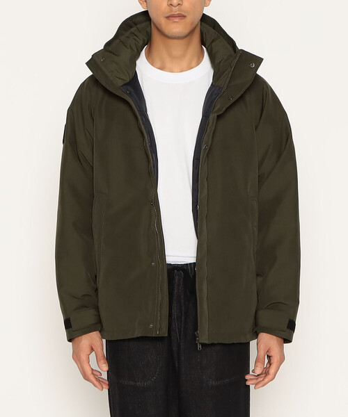 DANTON（ダントン）の「MEN'S ARMY HOODED DOWN  JACKET（ダウンジャケット/コート・メンズ・ダークブラウン/ネイビー/ベージュ/オリーブ/ブラック・L/S/XL/M）」の9枚目の写真