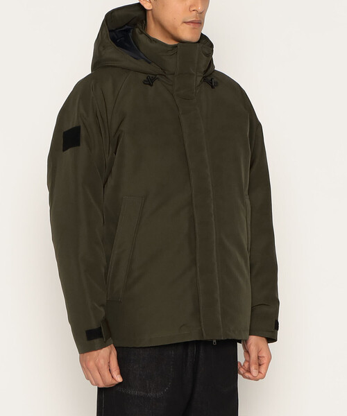 DANTON（ダントン）の「MEN'S ARMY HOODED DOWN  JACKET（ダウンジャケット/コート・メンズ・ダークブラウン/ネイビー/ベージュ/オリーブ/ブラック・L/S/XL/M）」の10枚目の写真