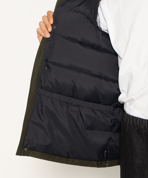 DANTON（ダントン）の「MEN'S ARMY HOODED DOWN  JACKET（ダウンジャケット/コート・メンズ・ダークブラウン/ネイビー/ベージュ/オリーブ/ブラック・L/S/XL/M）」の18枚目の写真