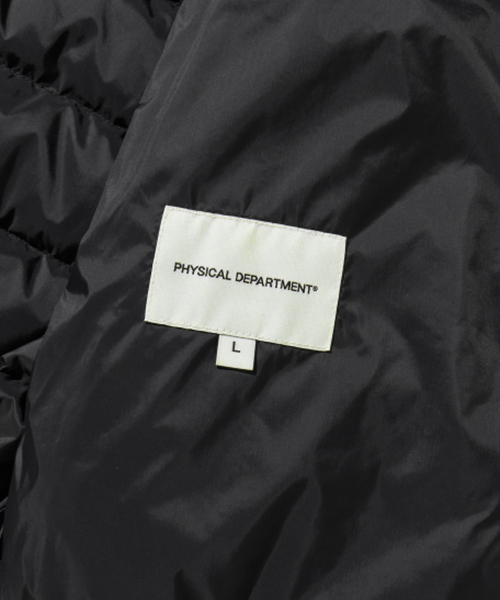 PHYSICAL DEPARTMENT(フィジカル デパートメント)の「ハイクライトウェイトダウンジャケットチャコール(ダウンジャケット/コート・レディース・その他・MEDIUM/LARGE/X-LARGE/SMALL)」の9枚目の写真