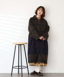 EMAGO リング刺繍ロングコート
