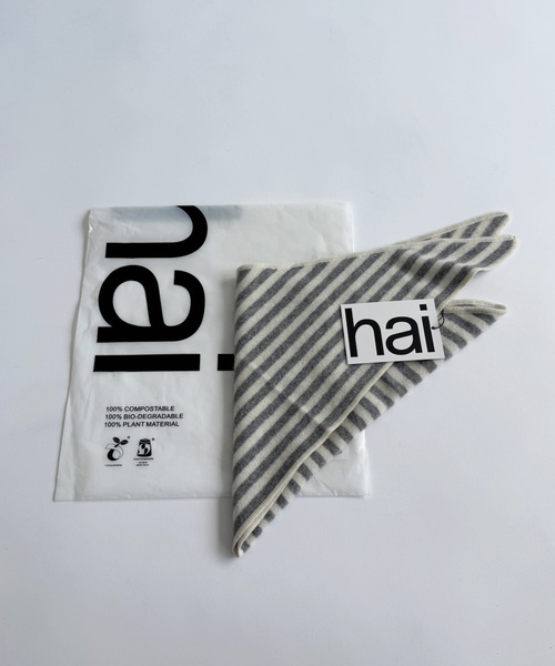 EDIT. FOR LULU(エディットフォールル)の「【hai/ハイ】Sophia Scarf(その他小物・レディース・ピンク/チャコールグレー・FREE)」の10枚目の写真