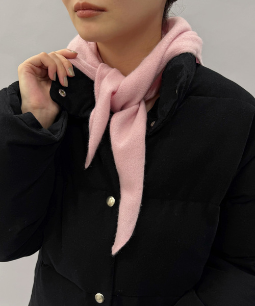 EDIT. FOR LULU(エディットフォールル)の「【hai/ハイ】Sophia Scarf(その他小物・レディース・ピンク/チャコールグレー・FREE)」の13枚目の写真