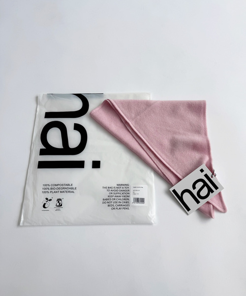 EDIT. FOR LULU(エディットフォールル)の「【hai/ハイ】Sophia Scarf(その他小物・レディース・ピンク/チャコールグレー・FREE)」の15枚目の写真