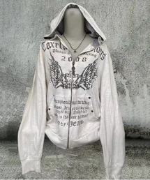 NOVESSEL（ノベセル）の「『NOVESSEL/ノベセル』ウィングデザインジップパーカー【Y】【CN】（パーカー）」