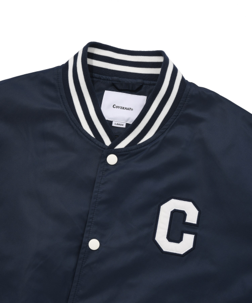 COVERNAT(カバーナット)の「Cロゴバスティジャケットネイビー(スタジャン・レディース・その他・LARGE/MEDIUM/SMALL/X-LARGE/X-SMALL/XX-LARGE)」の3枚目の写真