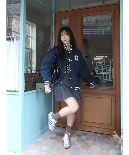 COVERNAT(カバーナット)の「Cロゴバスティジャケットネイビー(スタジャン・レディース・その他・LARGE/MEDIUM/SMALL/X-LARGE/X-SMALL/XX-LARGE)」の12枚目の写真