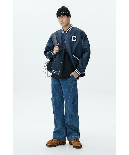 COVERNAT(カバーナット)の「Cロゴバスティジャケットネイビー(スタジャン・レディース・その他・LARGE/MEDIUM/SMALL/X-LARGE/X-SMALL/XX-LARGE)」の13枚目の写真