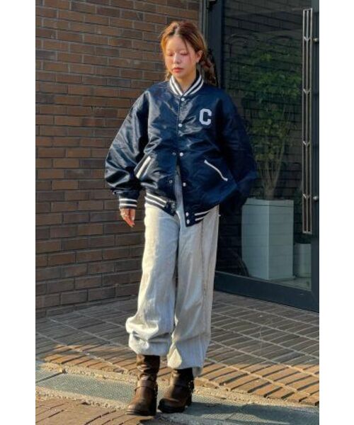 COVERNAT(カバーナット)の「Cロゴバスティジャケットネイビー(スタジャン・レディース・その他・LARGE/MEDIUM/SMALL/X-LARGE/X-SMALL/XX-LARGE)」の16枚目の写真