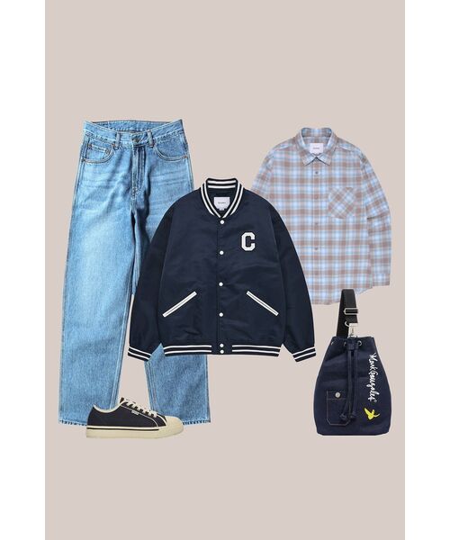 COVERNAT(カバーナット)の「Cロゴバスティジャケットネイビー(スタジャン・レディース・その他・LARGE/MEDIUM/SMALL/X-LARGE/X-SMALL/XX-LARGE)」の18枚目の写真