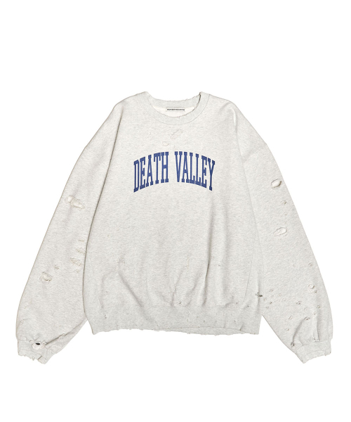 SCHISM INDUCING（スキズムインデューシング）の「BORO SWEATSHIRT GREY（スウェット・レディース・その他・MEDIUM/LARGE）」の2枚目の写真