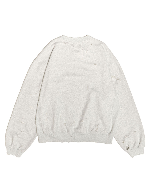 SCHISM INDUCING（スキズムインデューシング）の「BORO SWEATSHIRT GREY（スウェット・レディース・その他・MEDIUM/LARGE）」の3枚目の写真