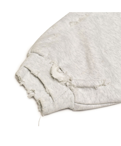 SCHISM INDUCING（スキズムインデューシング）の「BORO SWEATSHIRT GREY（スウェット・レディース・その他・MEDIUM/LARGE）」の5枚目の写真