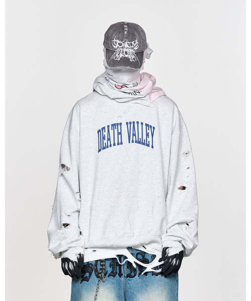 SCHISM INDUCING（スキズムインデューシング）の「BORO SWEATSHIRT GREY（スウェット・レディース・その他・MEDIUM/LARGE）」の12枚目の写真