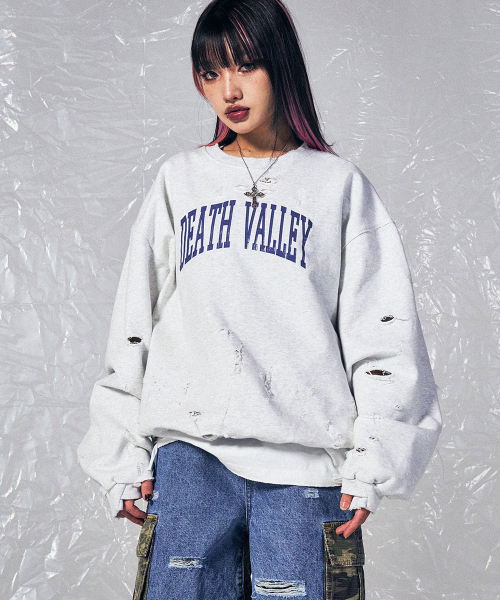 SCHISM INDUCING（スキズムインデューシング）の「BORO SWEATSHIRT GREY（スウェット・レディース・その他・MEDIUM/LARGE）」の17枚目の写真
