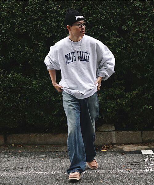 SCHISM INDUCING（スキズムインデューシング）の「BORO SWEATSHIRT GREY（スウェット・レディース・その他・MEDIUM/LARGE）」の22枚目の写真