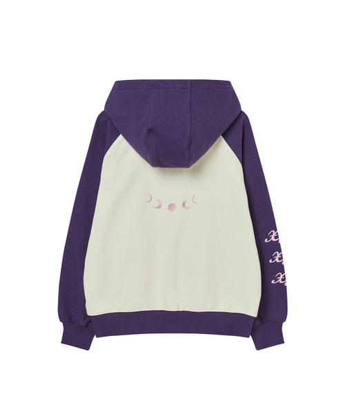 NYXX（エヌワイエックスエックス）の「COLOR BLOCK FLOW HOOD ZIP-UP PURPLE（パーカー・レディース・その他・FREE）」の3枚目の写真