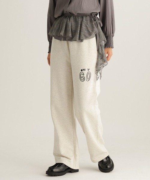 studio CLIP(スタディオクリップ)の「【daily CLIP × holiday】スウェットパンツ(スウェットパンツ・レディース・ホワイト/グレー・FREE)」の8枚目の写真