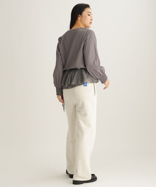 studio CLIP(スタディオクリップ)の「【daily CLIP × holiday】スウェットパンツ(スウェットパンツ・レディース・ホワイト/グレー・FREE)」の13枚目の写真