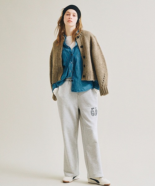 studio CLIP(スタディオクリップ)の「【daily CLIP × holiday】スウェットパンツ(スウェットパンツ・レディース・ホワイト/グレー・FREE)」の14枚目の写真