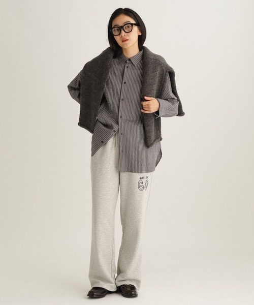 studio CLIP(スタディオクリップ)の「【daily CLIP × holiday】スウェットパンツ(スウェットパンツ・レディース・ホワイト/グレー・FREE)」の18枚目の写真