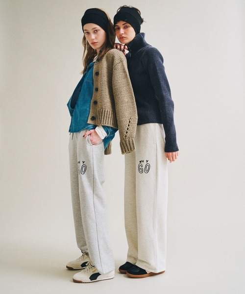 studio CLIP(スタディオクリップ)の「【daily CLIP × holiday】スウェットパンツ(スウェットパンツ・レディース・ホワイト/グレー・FREE)」の4枚目の写真