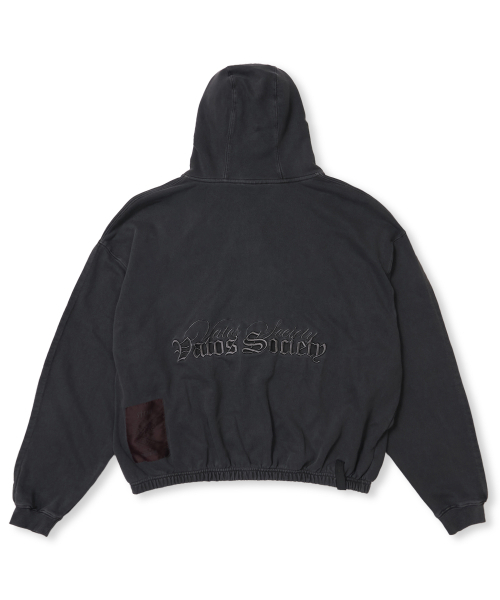 STIGMA(スティグマ)の「PIGMENT ML CROP ZIP-UP CHACOAL(パーカー・メンズ・その他・X-LARGE/LARGE/MEDIUM)」の2枚目の写真