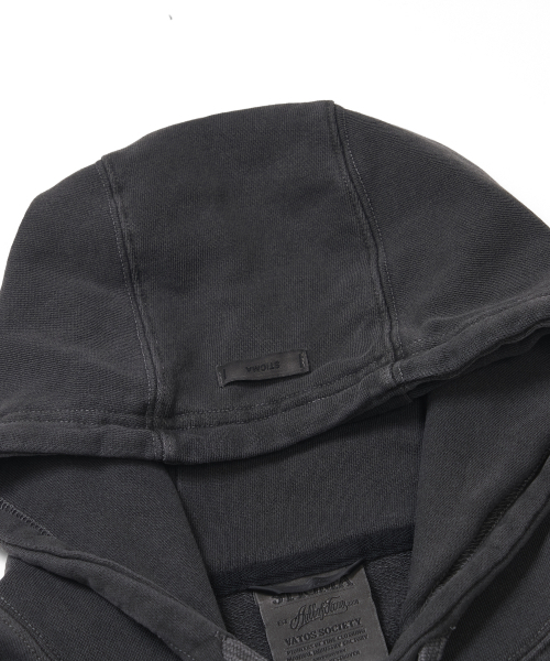 STIGMA(スティグマ)の「PIGMENT ML CROP ZIP-UP CHACOAL(パーカー・メンズ・その他・X-LARGE/LARGE/MEDIUM)」の3枚目の写真