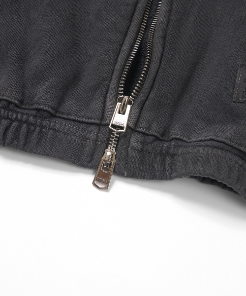 STIGMA(スティグマ)の「PIGMENT ML CROP ZIP-UP CHACOAL(パーカー・メンズ・その他・X-LARGE/LARGE/MEDIUM)」の8枚目の写真