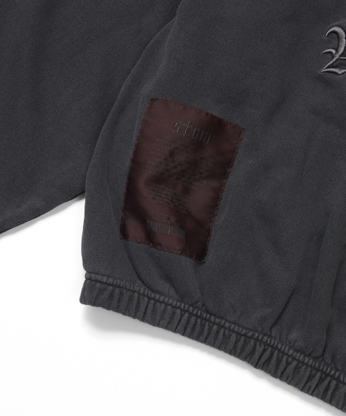STIGMA(スティグマ)の「PIGMENT ML CROP ZIP-UP CHACOAL(パーカー・メンズ・その他・X-LARGE/LARGE/MEDIUM)」の10枚目の写真