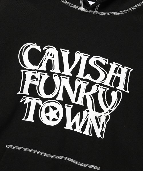 Cavish(カビシ)の「CFT STITCH POINT HOODIE BLACK(CV2DSUM404A)(パーカー・メンズ・ブラック・LARGE/MEDIUM/SMALL)」の4枚目の写真