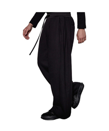 DGNAK（ディグナク）の「サイドプリーツワイドパンツ（ブラック）（その他パンツ）」