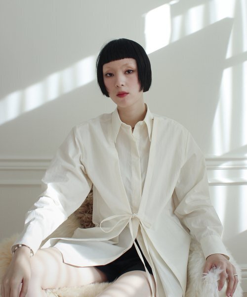 RUBATI(ルバティ)の「Double Layered Shirt (CREAM)(シャツ/ブラウス・レディース・その他・FREE)」の1枚目の写真
