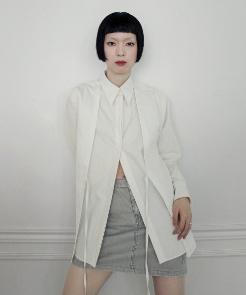 RUBATI(ルバティ)の「Double Layered Shirt (CREAM)(シャツ/ブラウス・レディース・その他・FREE)」の3枚目の写真