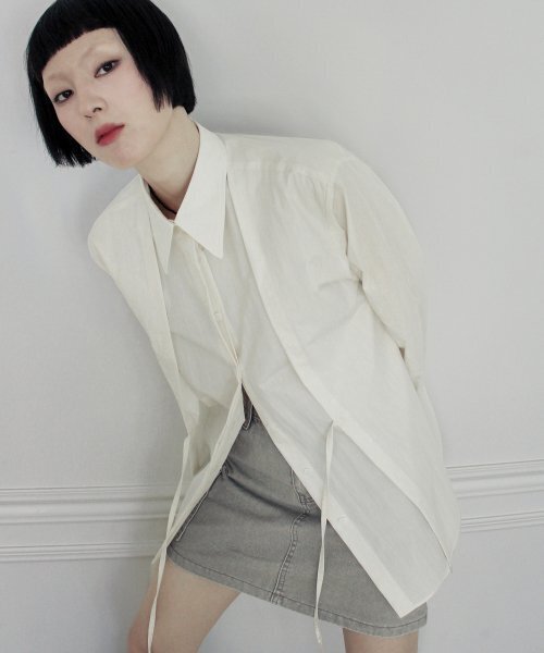RUBATI(ルバティ)の「Double Layered Shirt (CREAM)(シャツ/ブラウス・レディース・その他・FREE)」の4枚目の写真