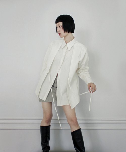 RUBATI(ルバティ)の「Double Layered Shirt (CREAM)(シャツ/ブラウス・レディース・その他・FREE)」の5枚目の写真