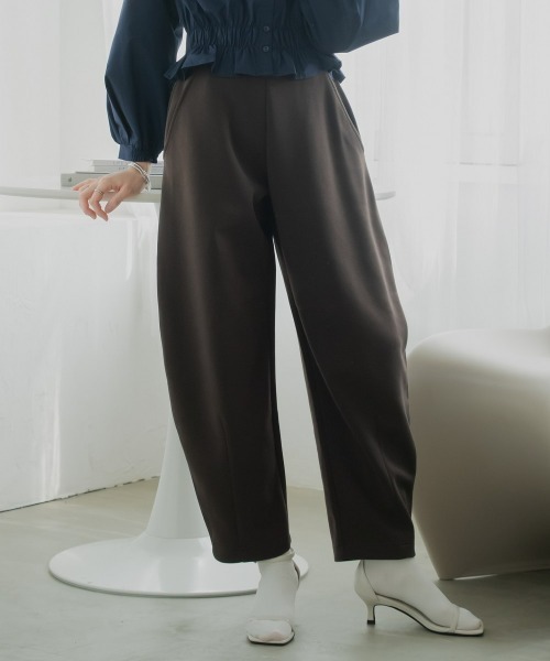 nissen（ニッセン）の「【低身長/高身長サイズ有】カーブスウェットパンツ（Petitjo/slattgir.)（その他パンツ・レディース・杢グレー/ブラック/ブラウン・M/L/LL/3L/PSS/PS/PM/PL/TM/TL/TLL/T3L）」の19枚目の写真