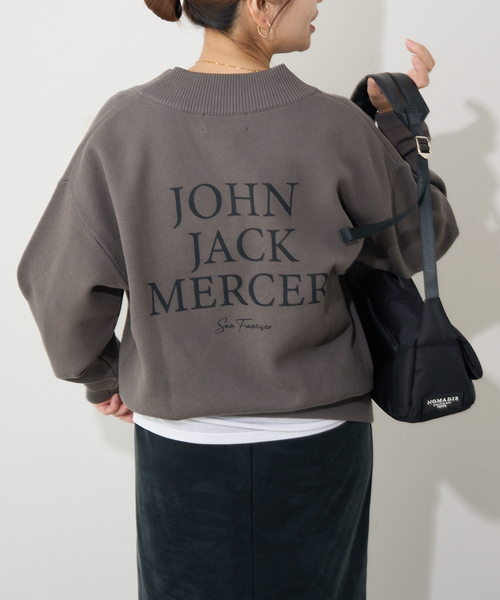 jj mercer（ジェイジェイマーサー）の「別注【J.J.Mercer / ジェイジェイマーサー】Vニット（ニット/セーター・レディース・ベージュ/アイボリー/ライトグレー・FREE）」の3枚目の写真