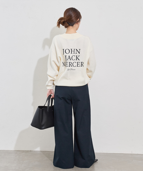 jj mercer（ジェイジェイマーサー）の「別注【J.J.Mercer / ジェイジェイマーサー】Vニット（ニット/セーター・レディース・ベージュ/アイボリー/ライトグレー・FREE）」の11枚目の写真