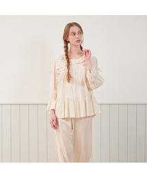 LUNALUZ STUDIO（ルナルス）の「Women's Pomini Cotton Long Sleeve Two Piece Pajamas（ルームウェア/パジャマ）」