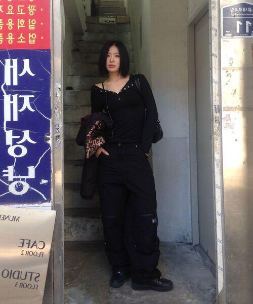 OPUS 0012(オーパス0012)の「Op. 08 PPOOCCKKEETT LIQUID PANTS BLACK(その他パンツ・レディース・その他・SMALL/MEDIUM/LARGE)」の3枚目の写真